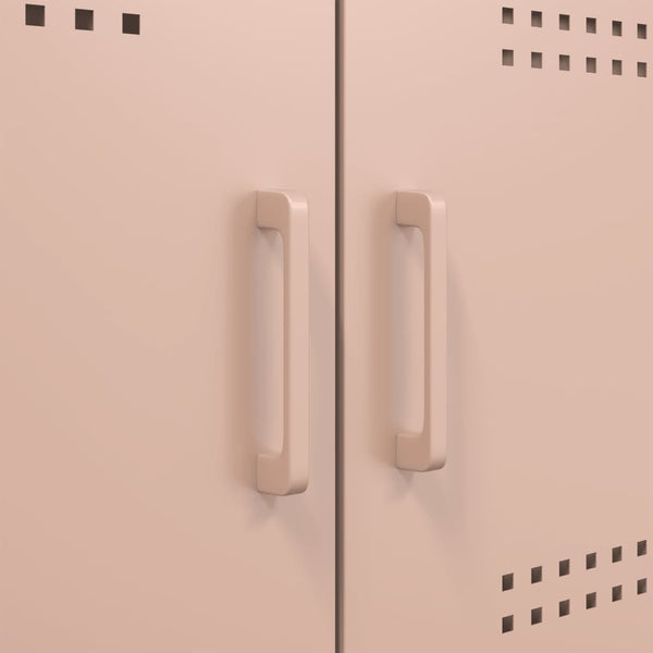 Pinkfarbene TV-Möbel Ping 68x39x50,5cm (2 St., Stahl)