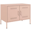 Pinkfarbene TV-Möbel Ping 68x39x50,5cm (2 St., Stahl)