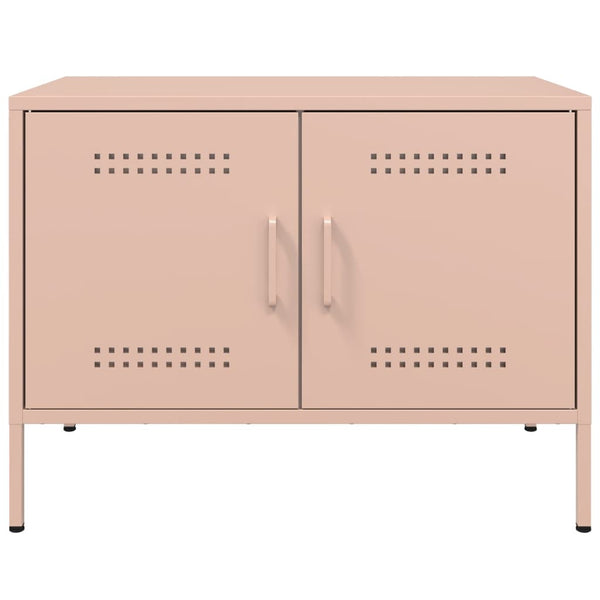 Pinkfarbene TV-Möbel Ping 68x39x50,5cm (2 St., Stahl)