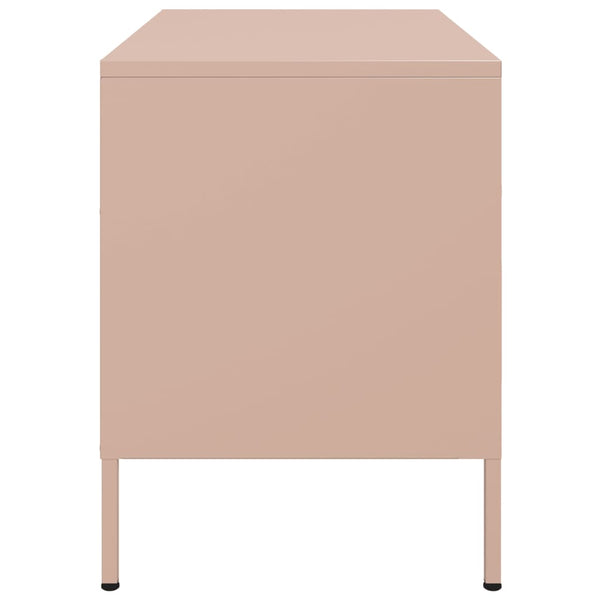 Pinkfarbene TV-Möbel Ping 68x39x50,5cm (2 St., Stahl)