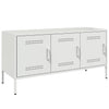 Weißer TV-Schrank Mallick 100,5x39x50,5cm (Stahl)