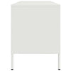 Weißer TV-Schrank Mallick 100,5x39x50,5cm (Stahl)