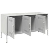 Weißer TV-Schrank Mallick 100,5x39x50,5cm (Stahl)