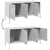 Weißer TV-Schrank Mallick 100,5x39x50,5cm (Stahl)