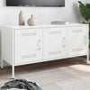 Weißer TV-Schrank Mallick 100,5x39x50,5cm (Stahl)