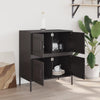 Schwarze Kommode Agaftia 68x39x79cm (Stahl)
