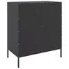 Schwarze Kommode Agaftia 68x39x79cm (Stahl)