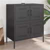 Schwarze Kommode Agaftia 68x39x79cm (Stahl)