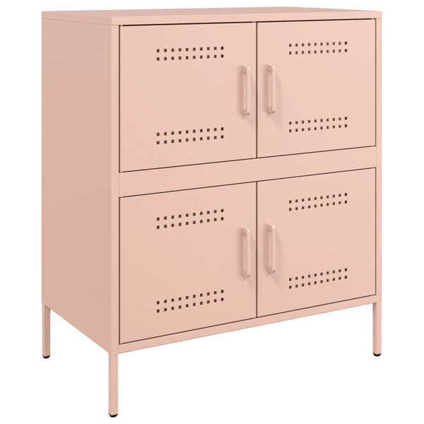 Pinke Kommode Agaftia 68x39x79cm (Stahl)