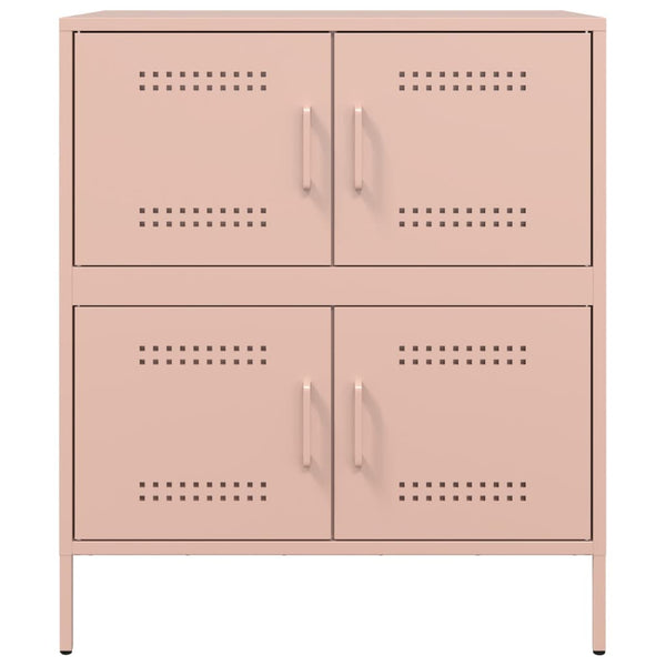 Pinke Kommode Agaftia 68x39x79cm (Stahl)