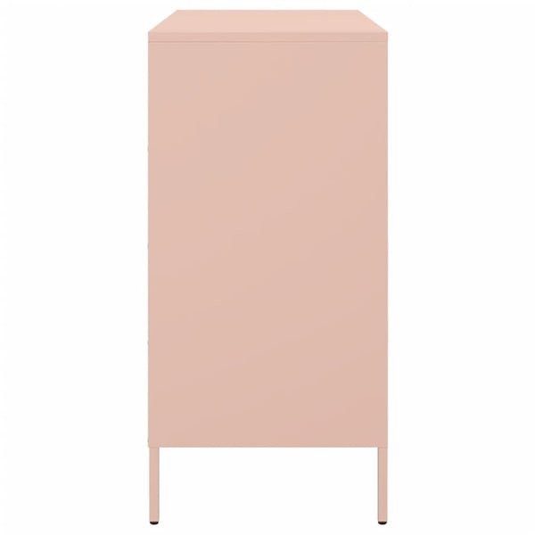 Pinke Kommode Agaftia 68x39x79cm (Stahl)