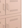 Pinke Kommode Agaftia 68x39x79cm (Stahl)