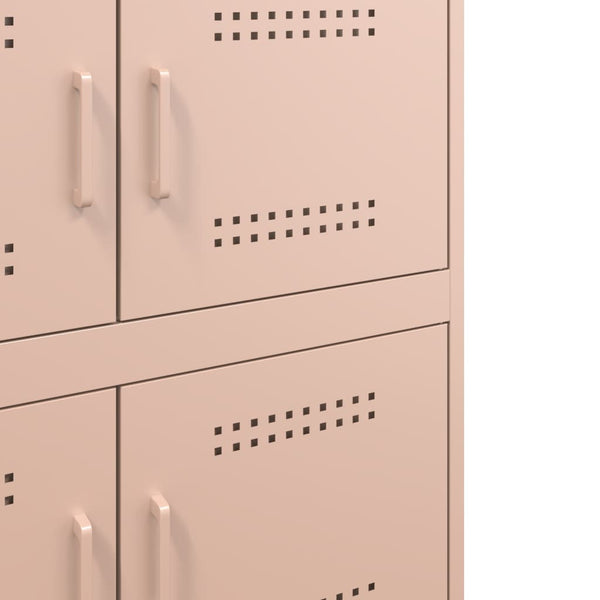 Pinke Kommode Agaftia 68x39x79cm (Stahl)