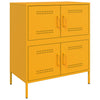 Senfgelber Nachttisch Agaftia 68x39x79cm (Stahl)