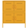 Senfgelber Nachttisch Agaftia 68x39x79cm (Stahl)