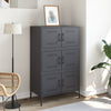 Anthrazit Schrank Nenad 68x39x113cm (Stahl)