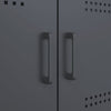 Anthrazit Schrank Nenad 68x39x113cm (Stahl)