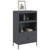 Anthrazitfarbener Schrank Octavel 68x39x113cm (Stahl)