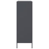 Anthrazitfarbener Schrank Octavel 68x39x113cm (Stahl)