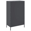 Anthrazitfarbener Schrank Octavel 68x39x113cm (Stahl)