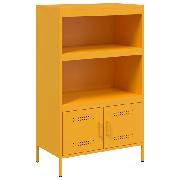 Senfgelber Schrank Octavel 68x39x113cm (Stahl)