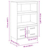 Senfgelber Schrank Octavel 68x39x113cm (Stahl)