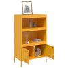 Senfgelber Schrank Octavel 68x39x113cm (Stahl)