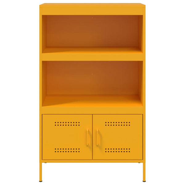 Senfgelber Schrank Octavel 68x39x113cm (Stahl)