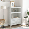 Weißer Schrank Octavel 68x39x113cm (Stahl)