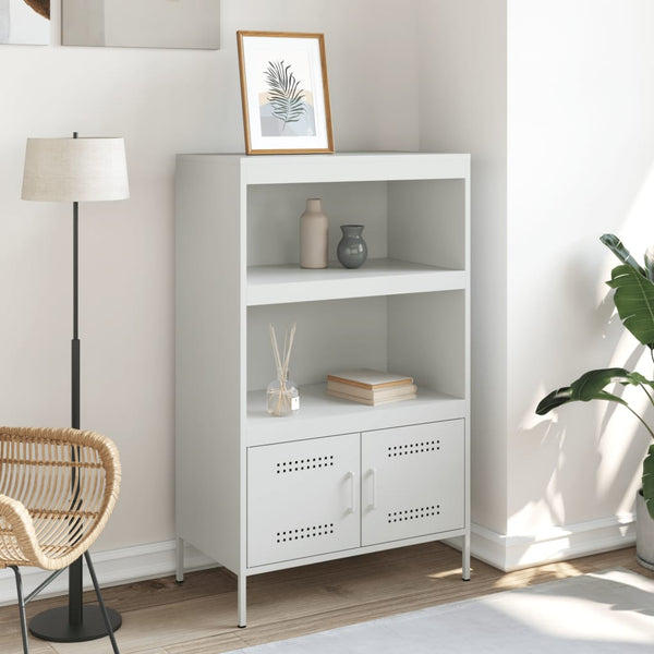 Weißer Schrank Octavel 68x39x113cm (Stahl)