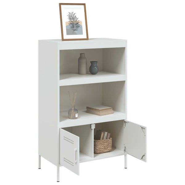 Weißer Schrank Octavel 68x39x113cm (Stahl)
