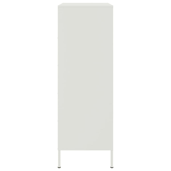 Weißer Schrank Octavel 68x39x113cm (Stahl)