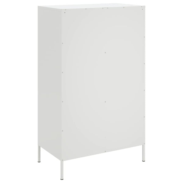 Weißer Schrank Octavel 68x39x113cm (Stahl)
