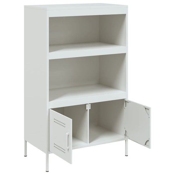 Weißer Schrank Octavel 68x39x113cm (Stahl)
