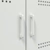 Weißer Schrank Octavel 68x39x113cm (Stahl)