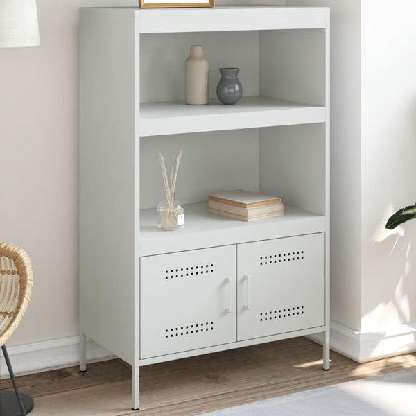 Weißer Schrank Octavel 68x39x113cm (Stahl)