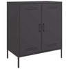 Schwarze Kommode Raleigh 68x39x79cm (Stahl)