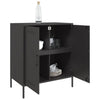 Schwarze Kommode Raleigh 68x39x79cm (Stahl)