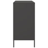 Schwarze Kommode Raleigh 68x39x79cm (Stahl)