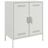 Weißes Sideboard Raleigh 68x39x79cm (Stahl)