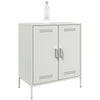 Weißes Sideboard Raleigh 68x39x79cm (Stahl)