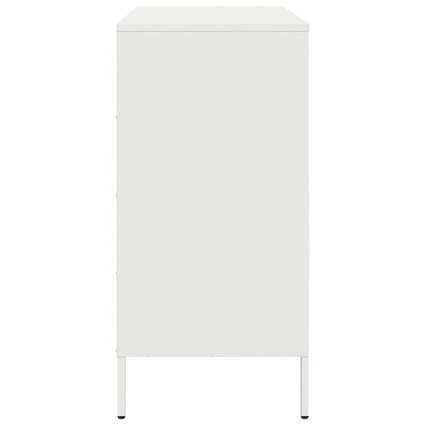 Weißes Sideboard Raleigh 68x39x79cm (Stahl)