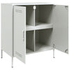 Weißes Sideboard Raleigh 68x39x79cm (Stahl)