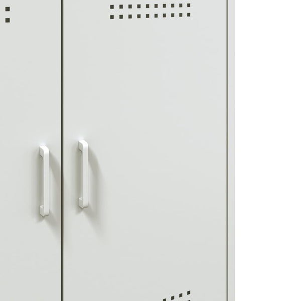 Weißes Sideboard Raleigh 68x39x79cm (Stahl)