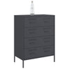 Sideboard Anthrazit Gruet 68x39x89cm (Stahl)