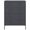 Sideboard Anthrazit Gruet 68x39x89cm (Stahl)