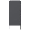 Sideboard Anthrazit Gruet 68x39x89cm (Stahl)