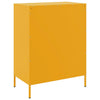 Senfgelber Nachttisch Gruet 68x39x89cm (Stahl)