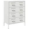 Weißes Sideboard Gruet 68x39x89cm (Stahl)