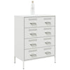 Weißes Sideboard Gruet 68x39x89cm (Stahl)